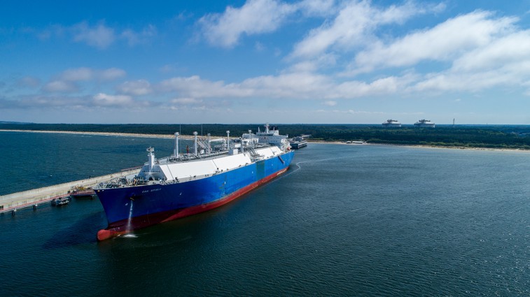 American gas was sold from Poland to Ukraine. PGNiG and ERU transaction - MarinePoland.com