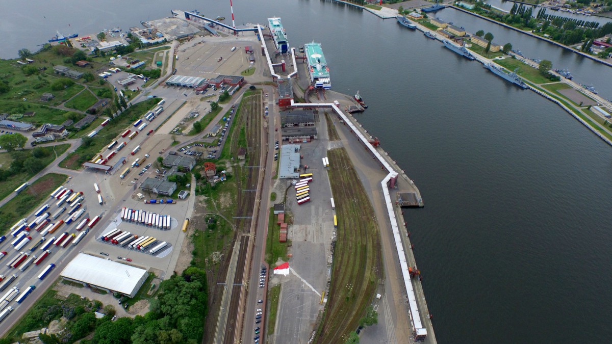 Świnoujście: Contract for the modernization of the ferry terminal to handle intermodal transport - MarinePoland.com