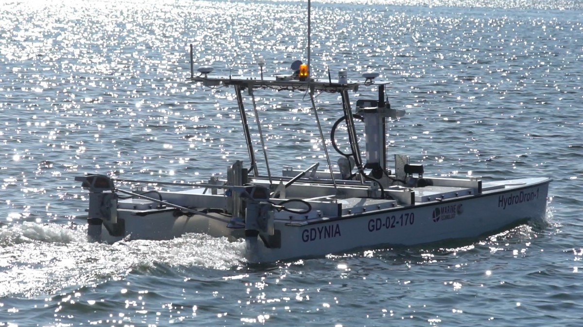 Watch test of a modern HydroDron for hydrographic surveys (photo, video) - MarinePoland.com