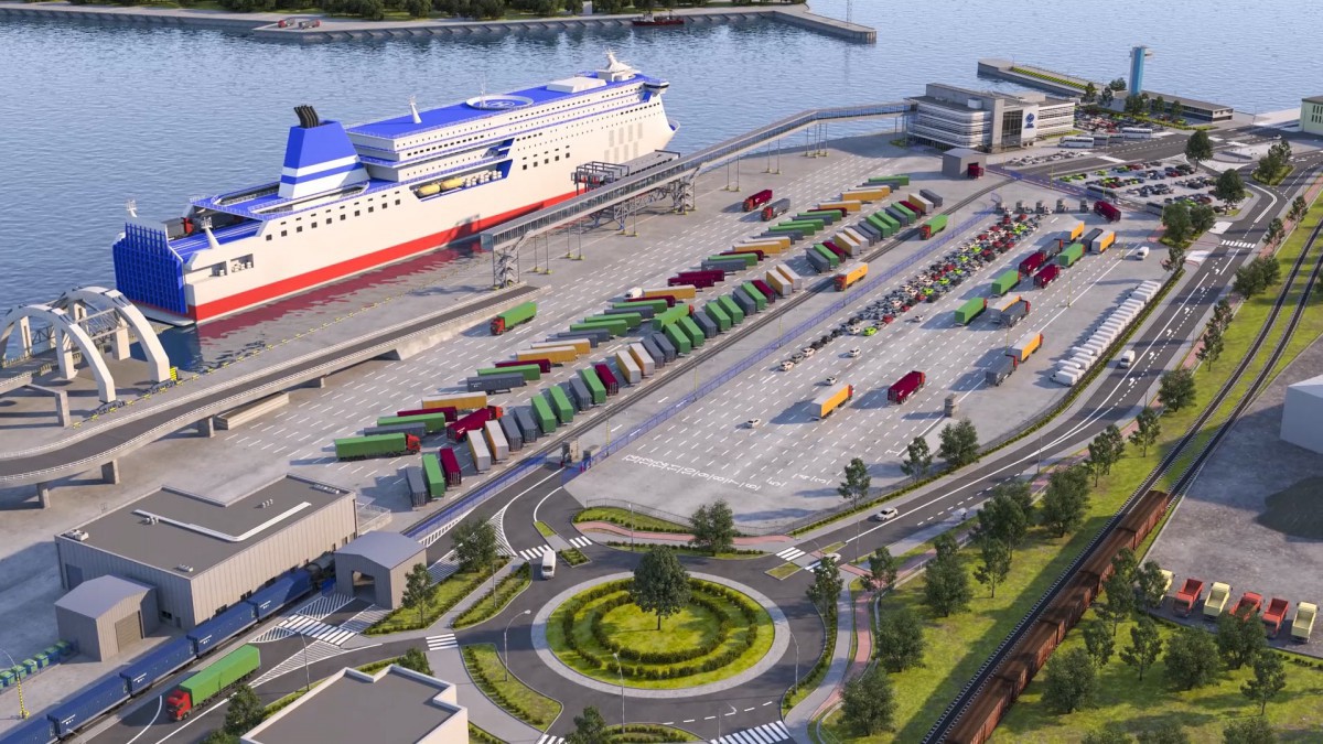 Port of Gdynia begins a new chapter in the history of ferry transport on the Baltic Sea (photo, video) - MarinePoland.com