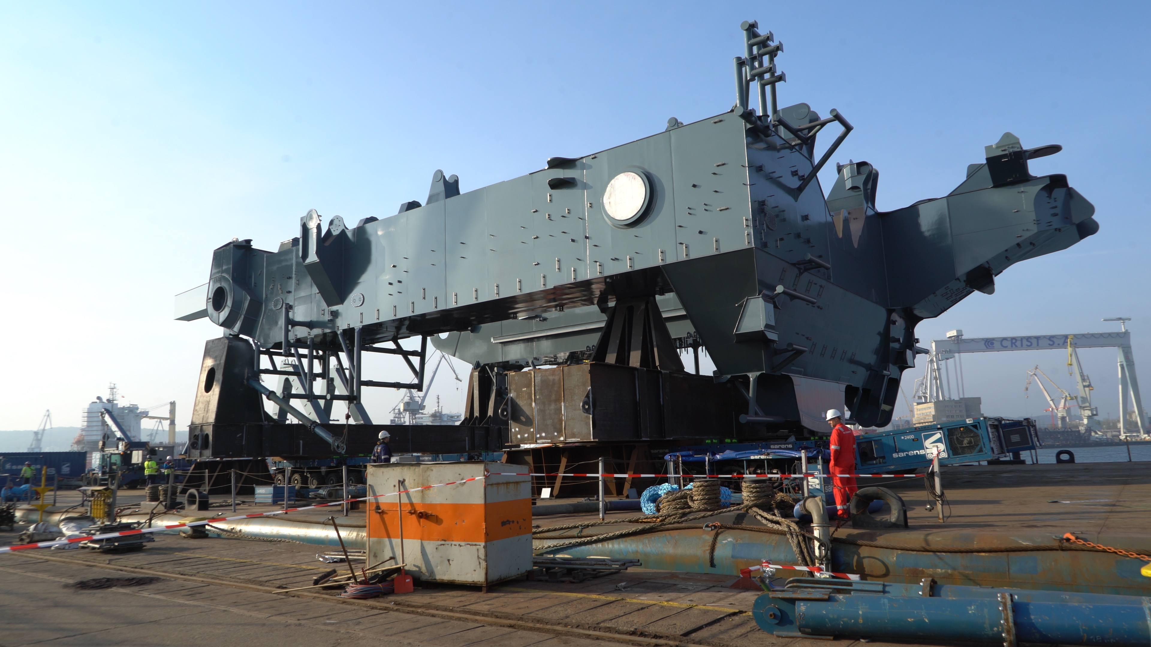 EPG produced four large-sized steel constructions for english ship owner - MarinePoland.com