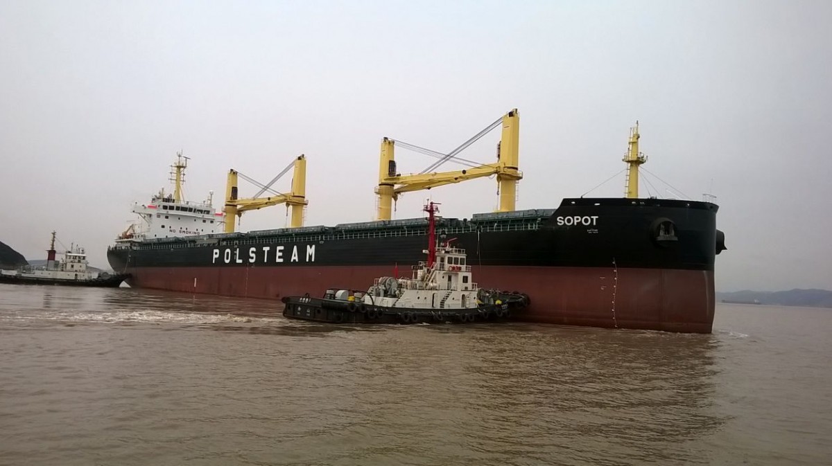 The Sopot bulk carrier delivered to the Polsteam - MarinePoland.com
