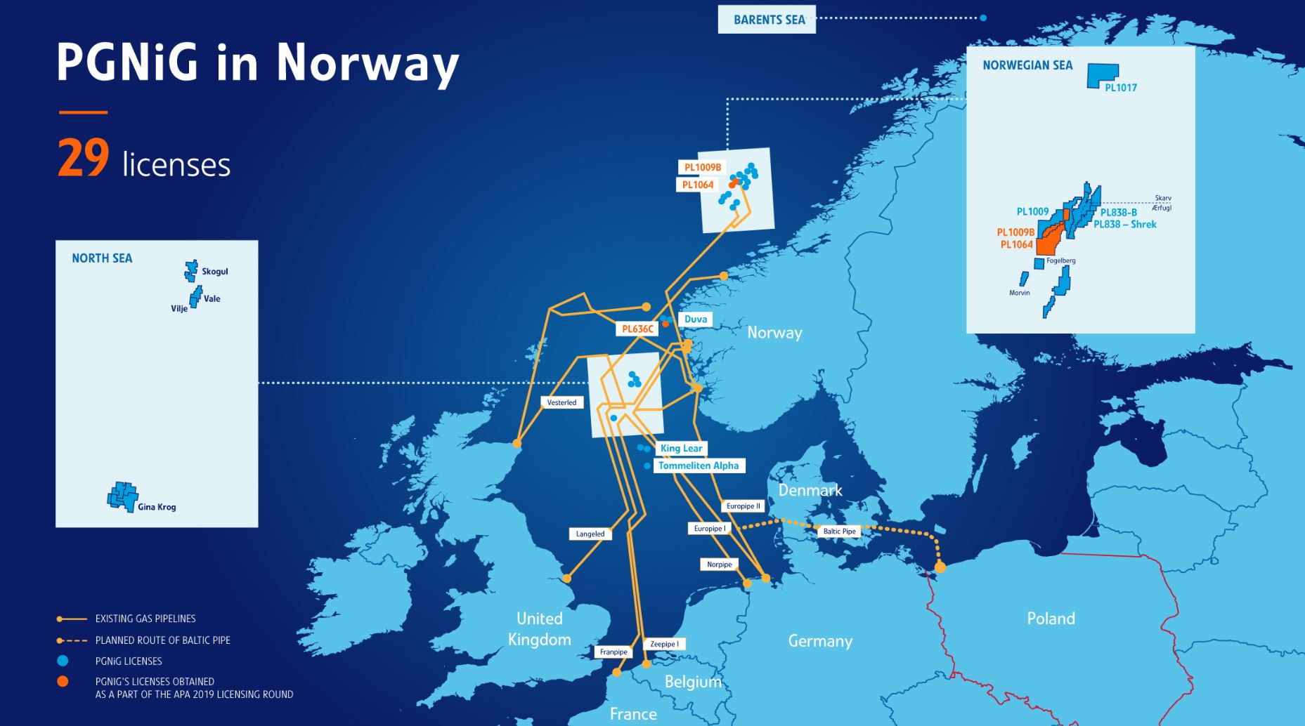 Three new licenses for PGNiG in Norway - MarinePoland.com