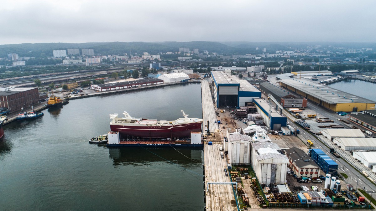 Karstensen Shipyard Poland launched another fishing vessel [photo, video] - MarinePoland.com