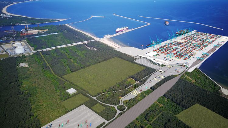 Świnoujście. Container terminal in a heart of universal hub - MarinePoland.com