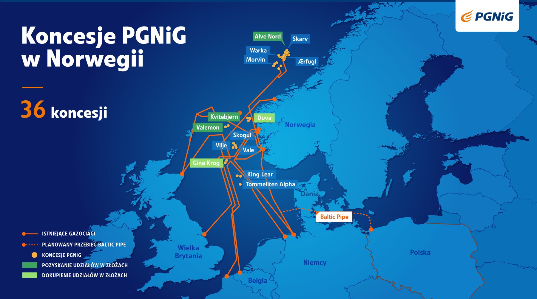 PGNiG to buy all assets of INEOS E&P Norge - MarinePoland.com