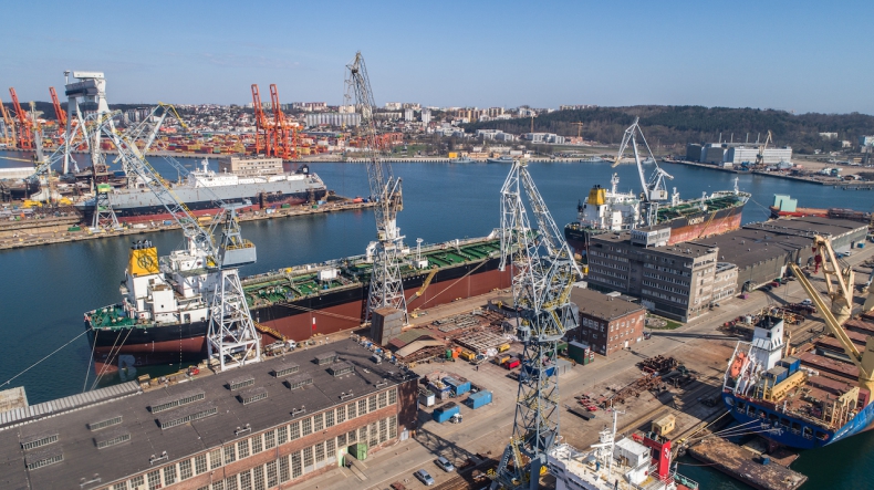 Another month of intensive work at the Nauta Repair Shipyard [video] - MarinePoland.com