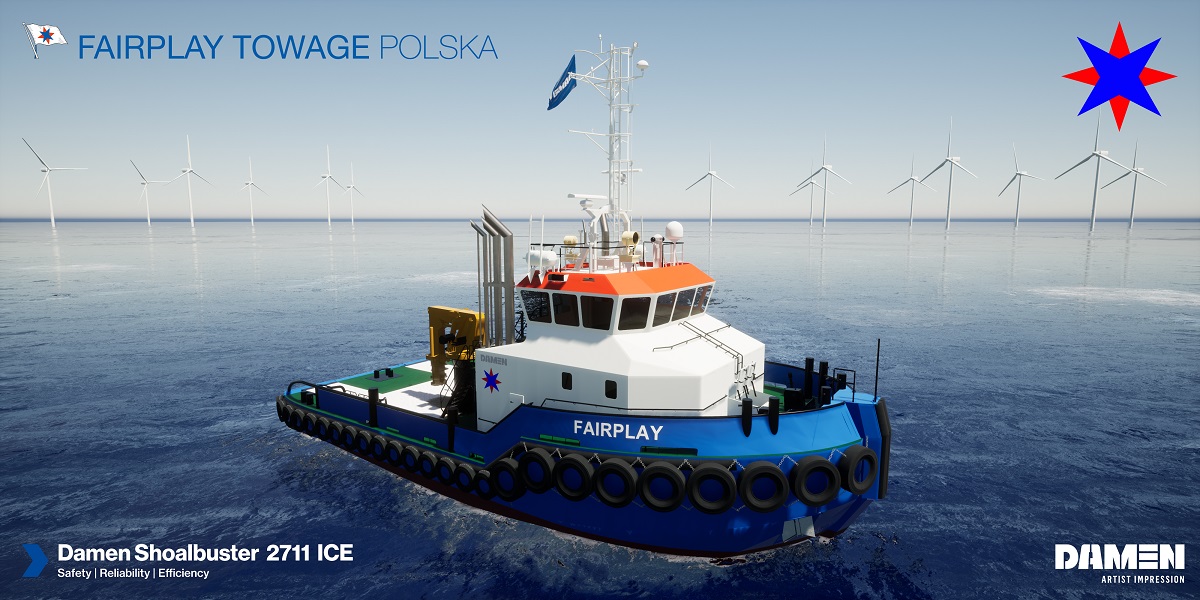 Damen signs with Fairplay Towage for Shoalbuster 2711 - MarinePoland.com Damen signs with Fairplay Towage for Shoalbuster 2711 - MarinePoland.com