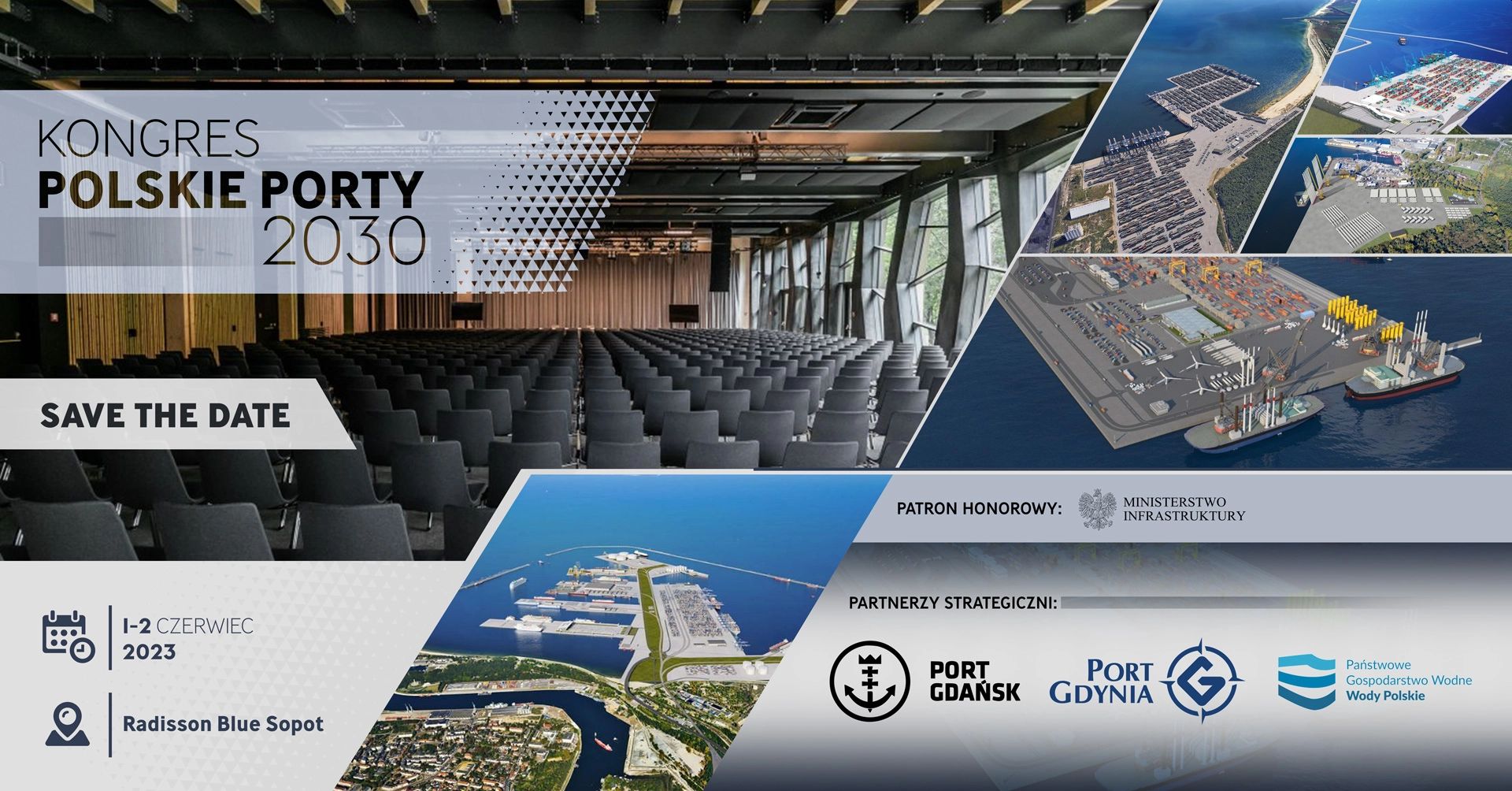 The Polish Ports 2030 Congress in June - invitation and patronage of the Ministry of Infrastructure - MarinePoland.com