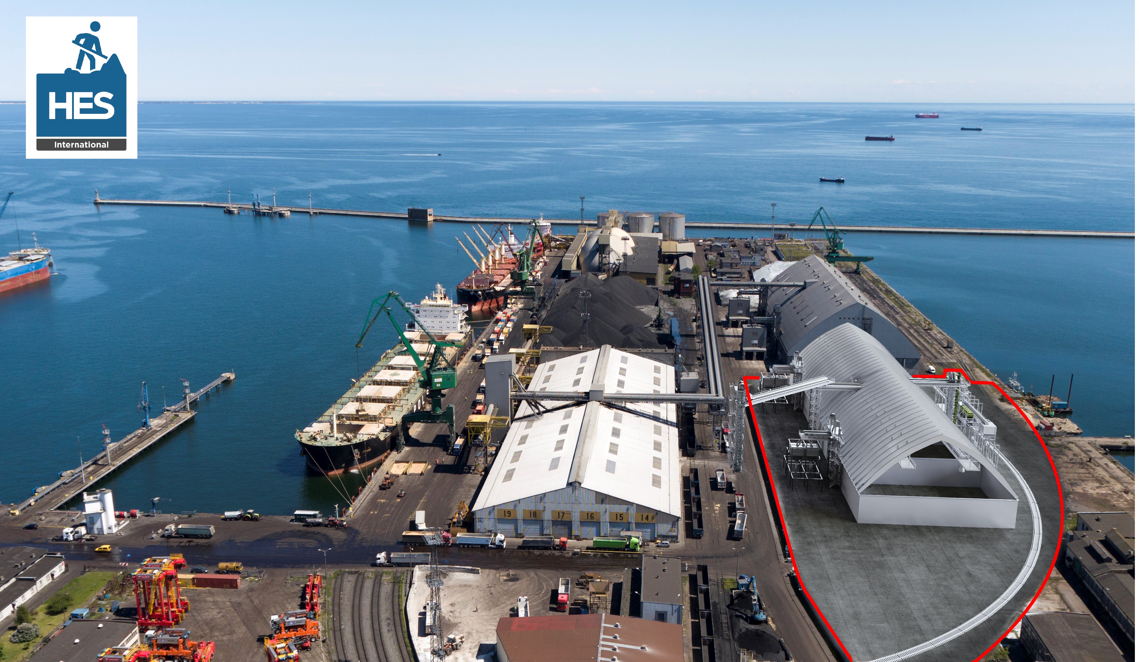 HES Gdynia Bulk Terminal begins construction of new grain handling infrastructure at Port of Gdynia - MarinePoland.com