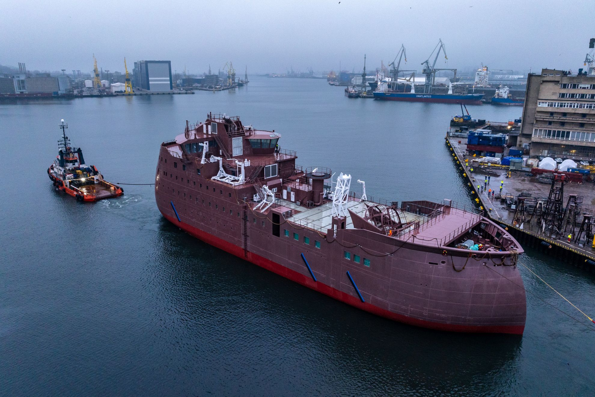 Another Offshore Vessel Sailed Out from CRIST Shipyard - MarinePoland.com