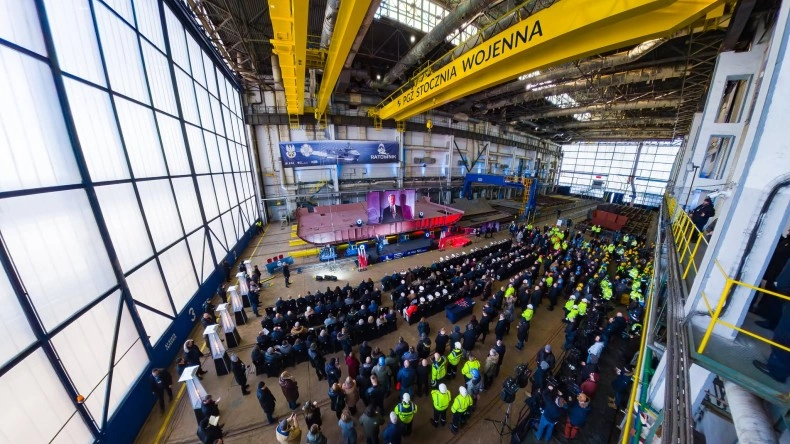 Keel Laid for ‘Ratownik’ as Another Major Warship Takes Shape at PGZ Stocznia Wojenna - MarinePoland.com