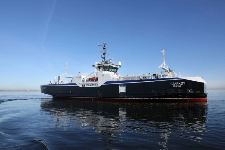 Remontowa Shipbuilding Hands Over Ferry Bjarkøy to Norwegian Operator - MarinePoland.com