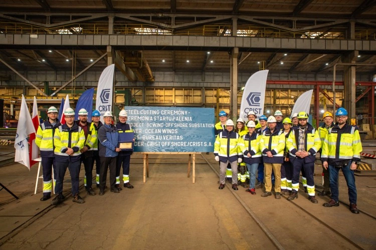 Crist Offshore: Construction of Poland’s First Offshore Power Substation Enters Critical Phase - MarinePoland.com