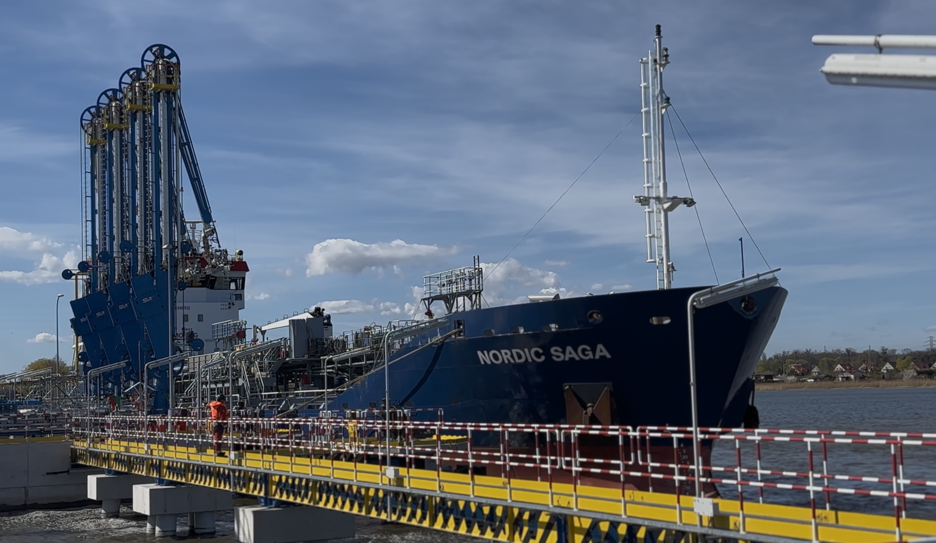 ORLEN Completes First Commissioning Tests at Marine Transhipment Terminal on the Martwa Wisła - MarinePoland.com