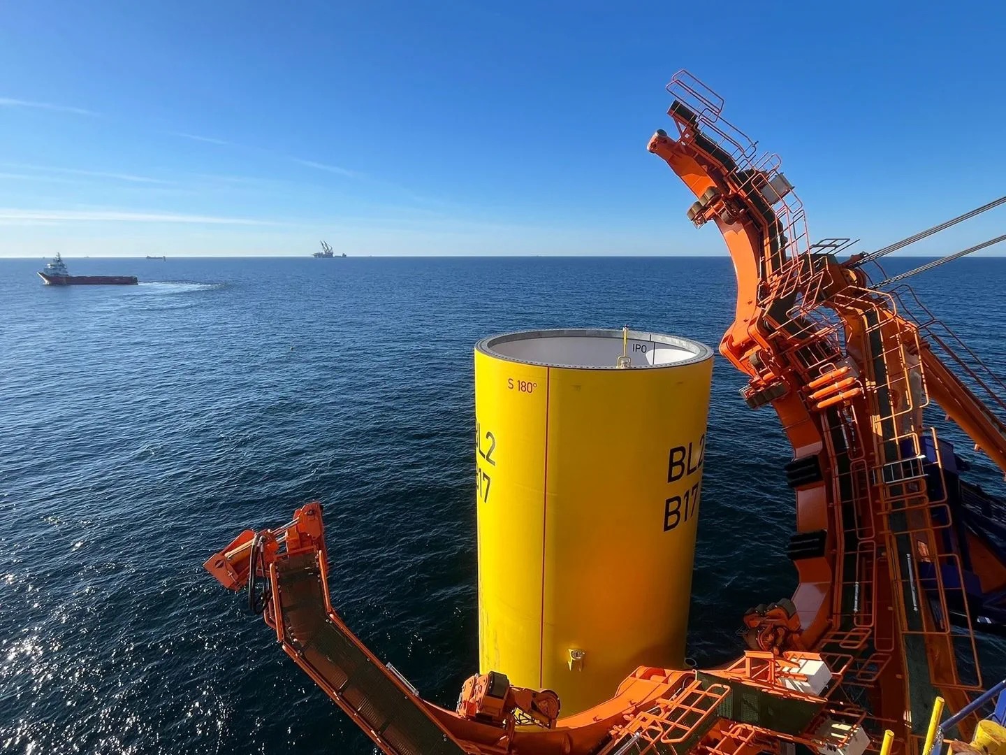 Ørsted and PGE kick off offshore installation of Baltica 2 project - MarinePoland.com