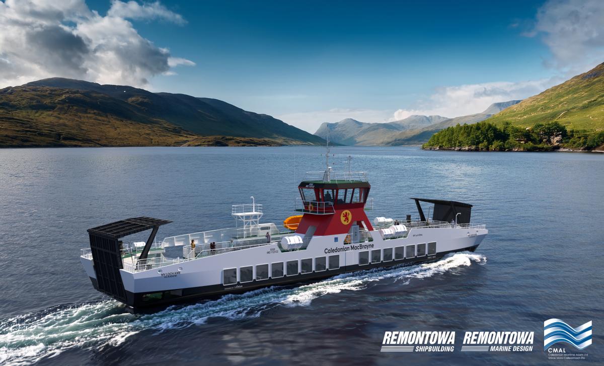 Remontowa Shipbuilding Lays Keel for Third Scottish Electric Ferry - MarinePoland.com