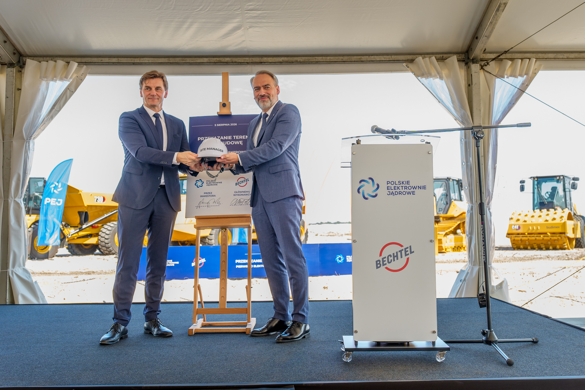 Bechtel Formally Enters the Construction Site of Poland's First Nuclear Power Plant - MarinePoland.com