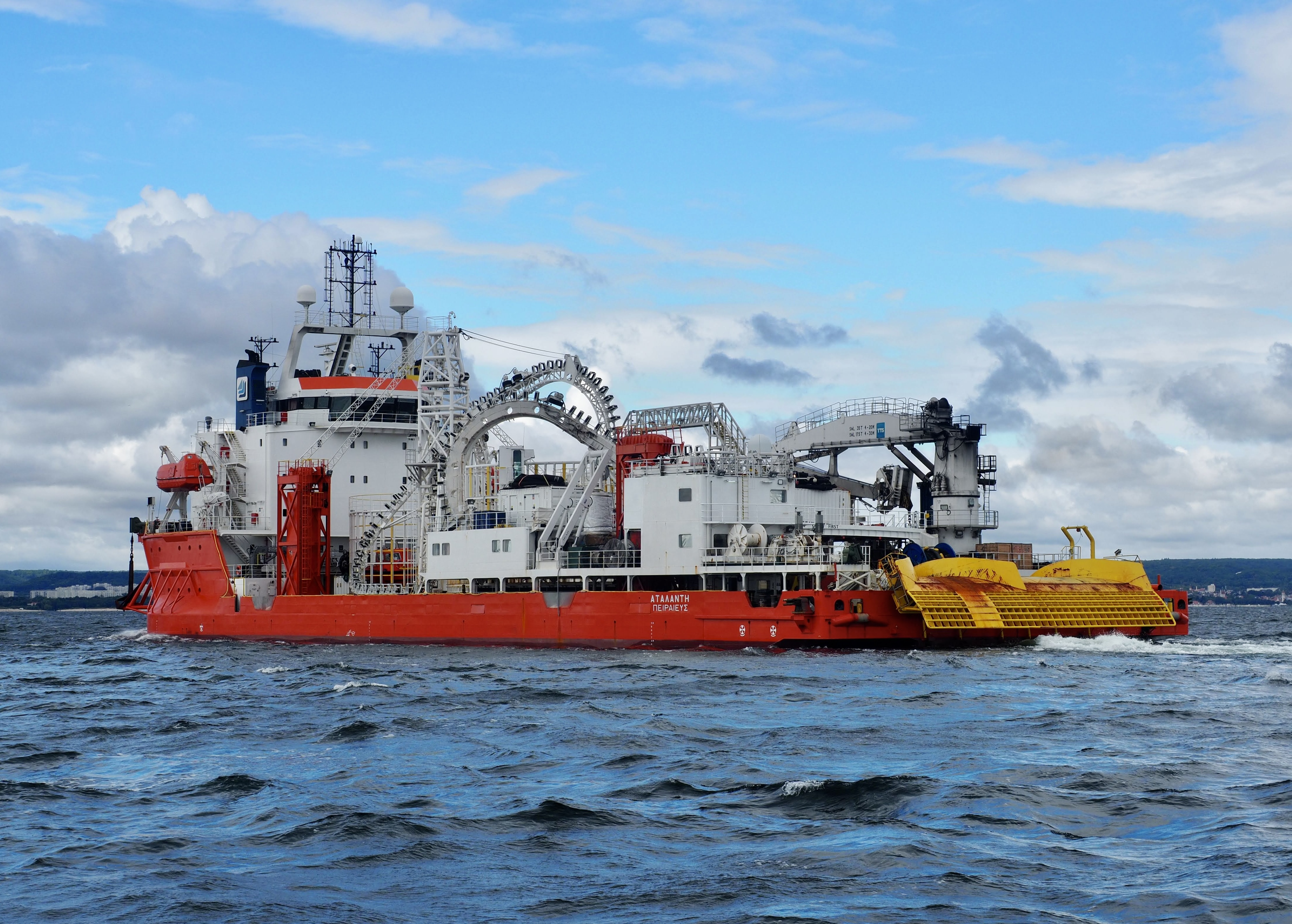 Cable Layer Atalanti Returns to Gdańsk - MarinePoland.com