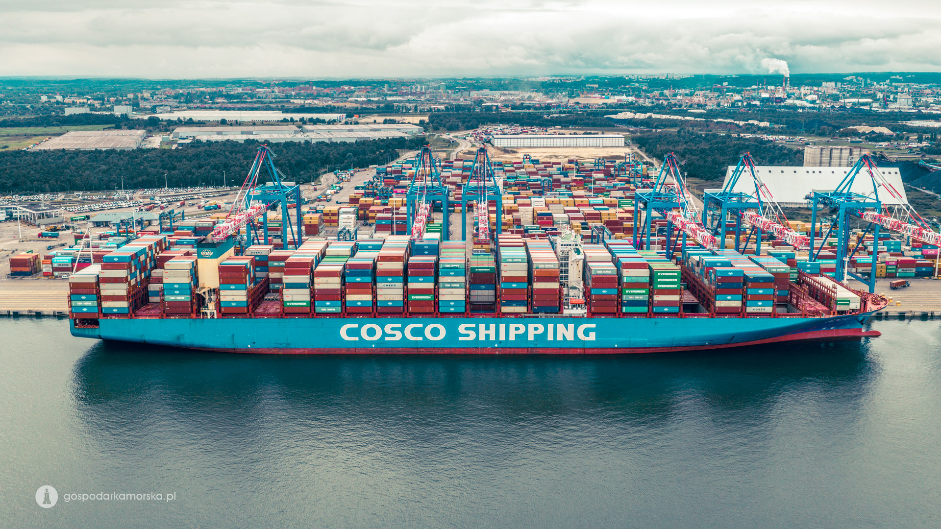 COSCO Back at Port of Gdańsk. Baltic Hub Gains Direct Links with Vietnam and Hong Kong - MarinePoland.com