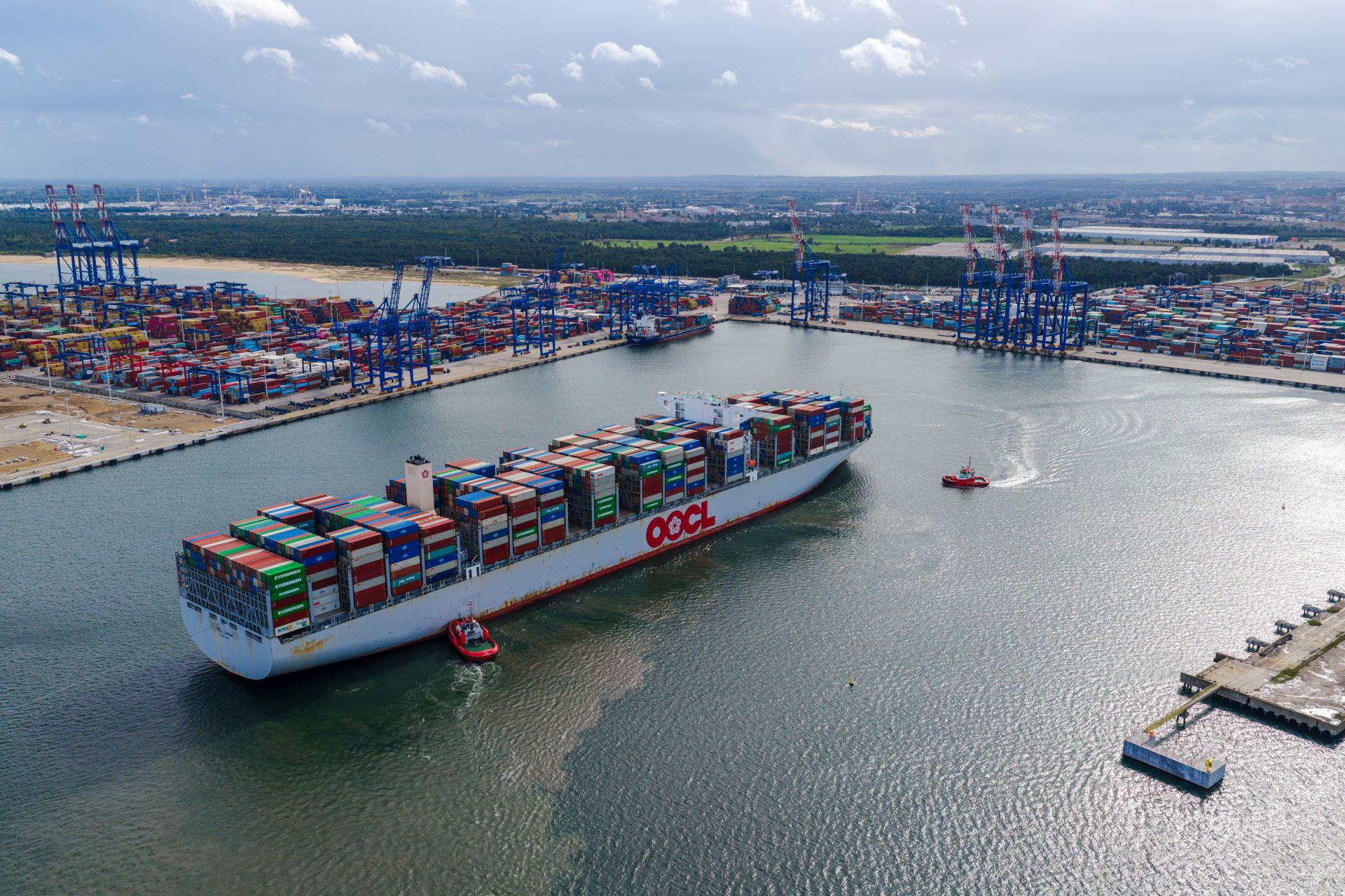 OOCL Japan Calls at Baltic Hub as Part of New Service Linking Poland and Asia - MarinePoland.com
