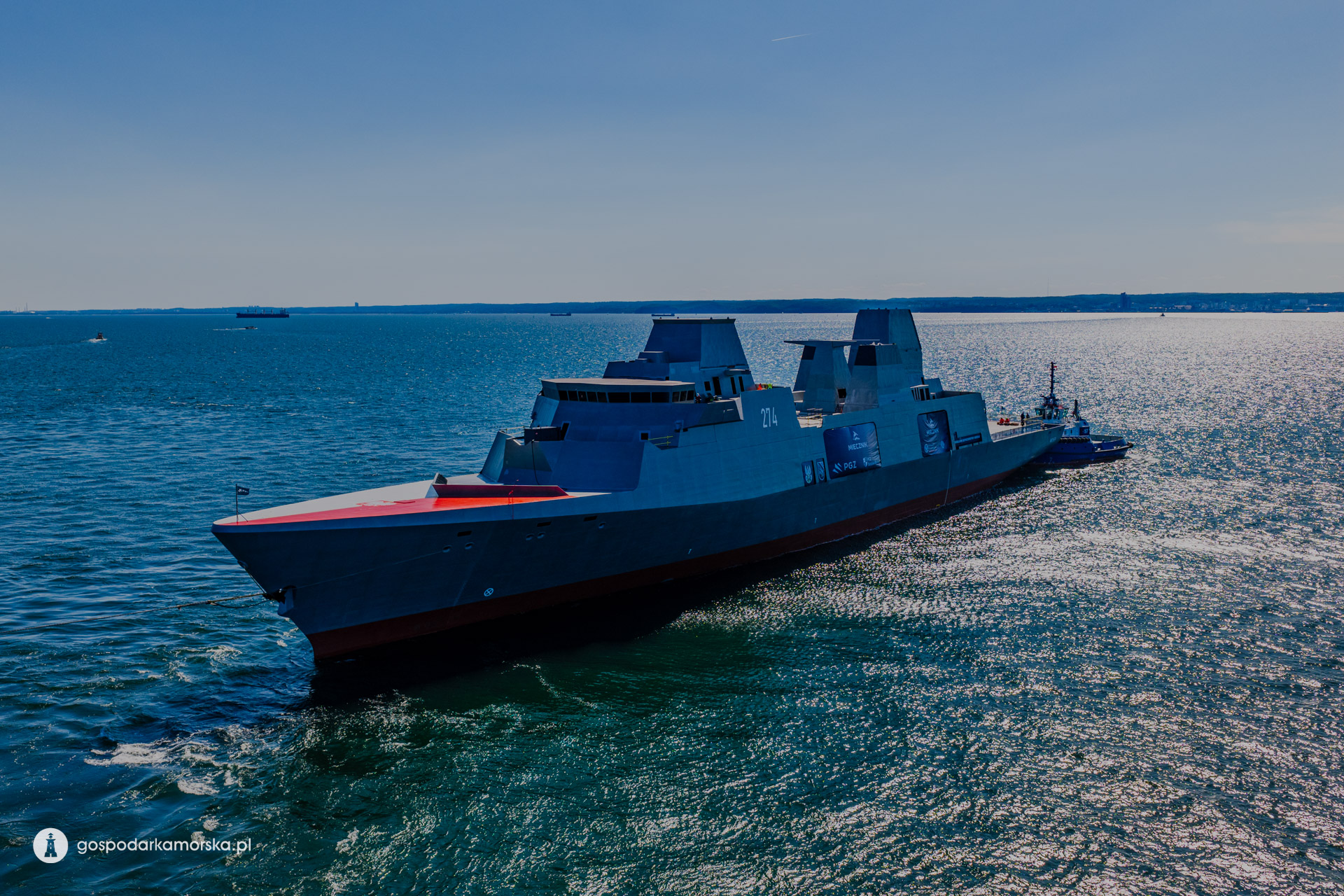 Bow Section for Future Polish Navy Vessel Being Built by CRIST - MarinePoland.com