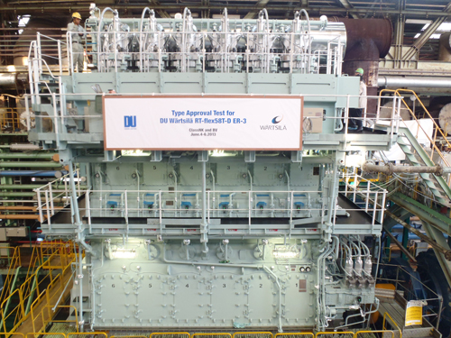 Wärtsilä RT-flex58T version D ER-3 engine successfully passes Type Approval Test - MarinePoland.com Wärtsilä RT-flex58T version D ER-3 engine successfully passes Type Approval Test - MarinePoland.com