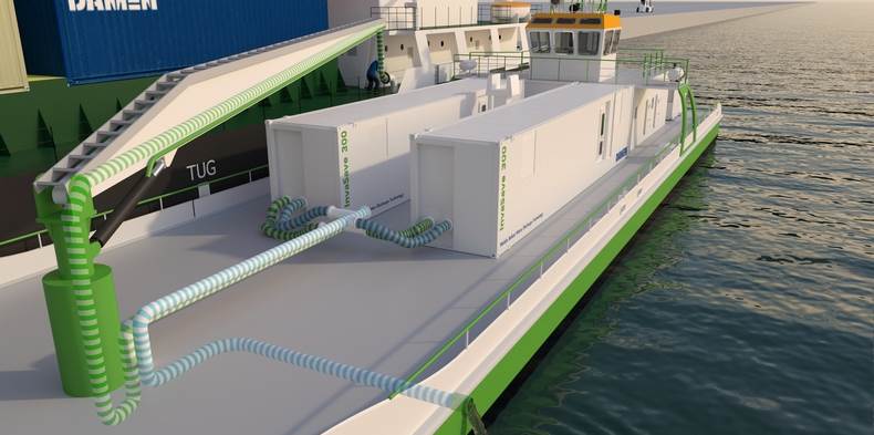 DAMEN SHIPYARDS GROUP EXHIBITS UNIQUE AND INNOVATIVE MOBILE BALLAST WATER TREATMENT DISCHARGE TECHNOLOGY AT SMM: INVASAVE - MarinePoland.com DAMEN SHIPYARDS GROUP EXHIBITS UNIQUE AND INNOVATIVE MOBILE BALLAST WATER TREATMENT DISCHARGE TECHNOLOGY AT SMM: INVASAVE - MarinePoland.com