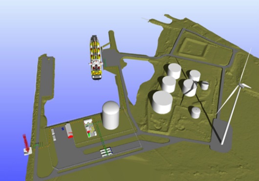 Skangass Building LNG Terminal in Pori, Finland - MarinePoland.com
