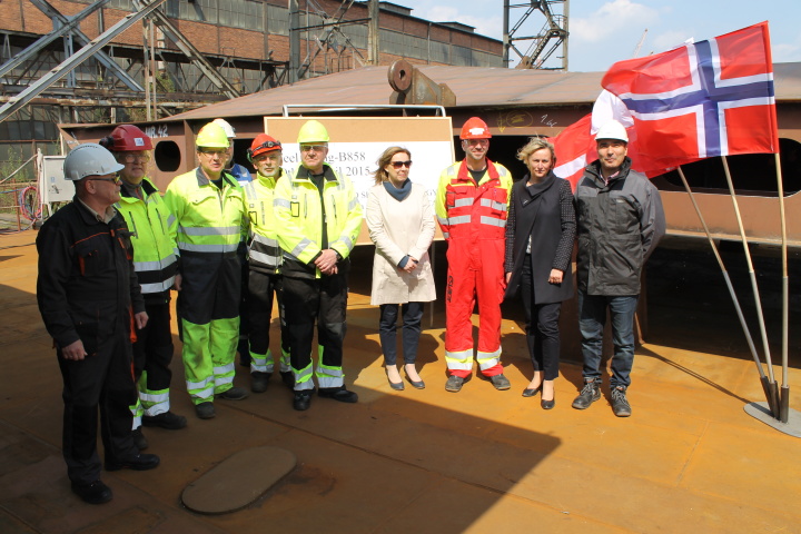 Keel laying ceremony in Nauta Yard - MarinePoland.com Keel laying ceremony in Nauta Yard - MarinePoland.com