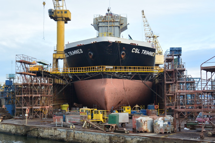 Repair of CSL Trimnes - MarinePoland.com