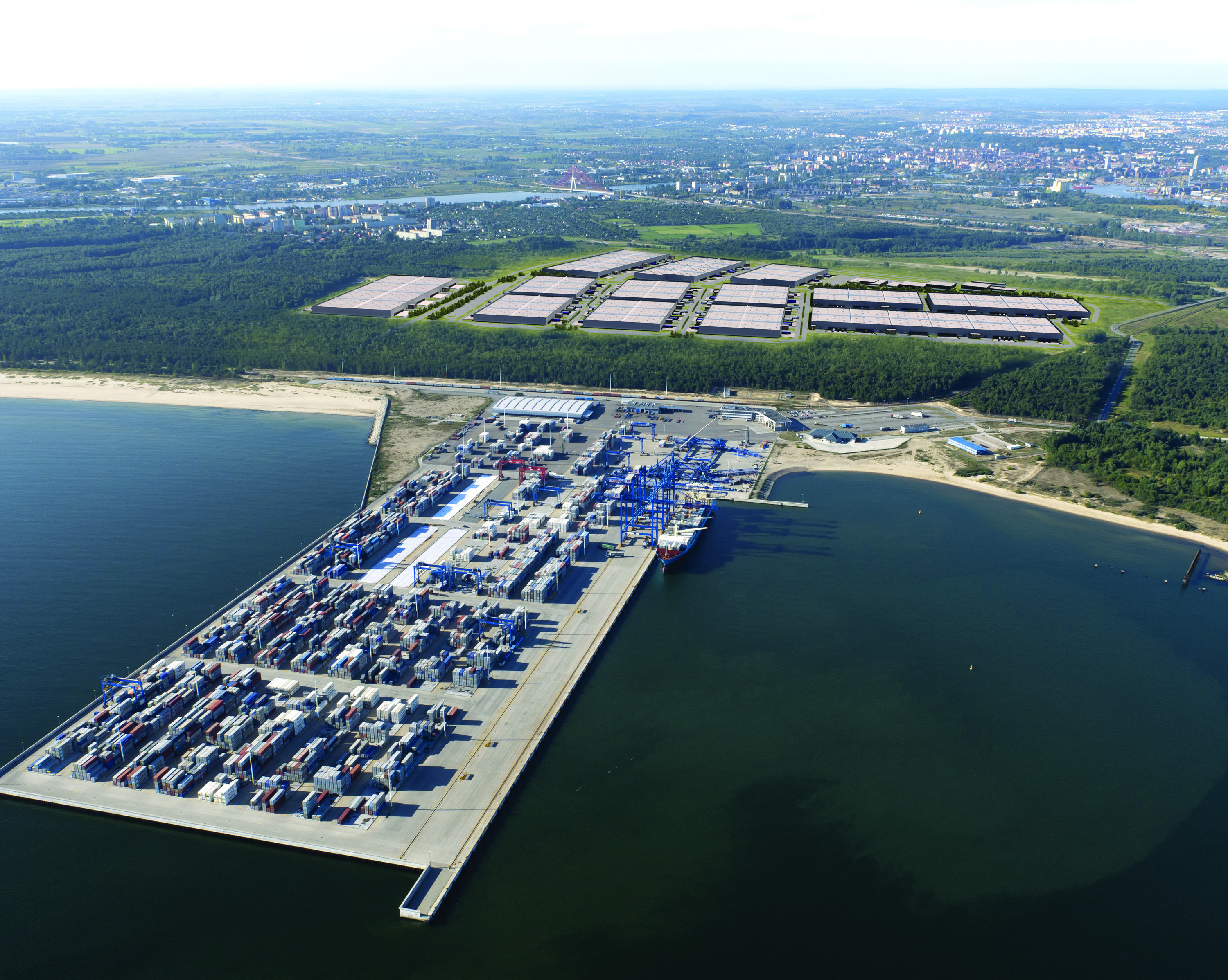 Goodman completes third phase of Pomeranian Logistics Centre in Gdańsk - MarinePoland.com