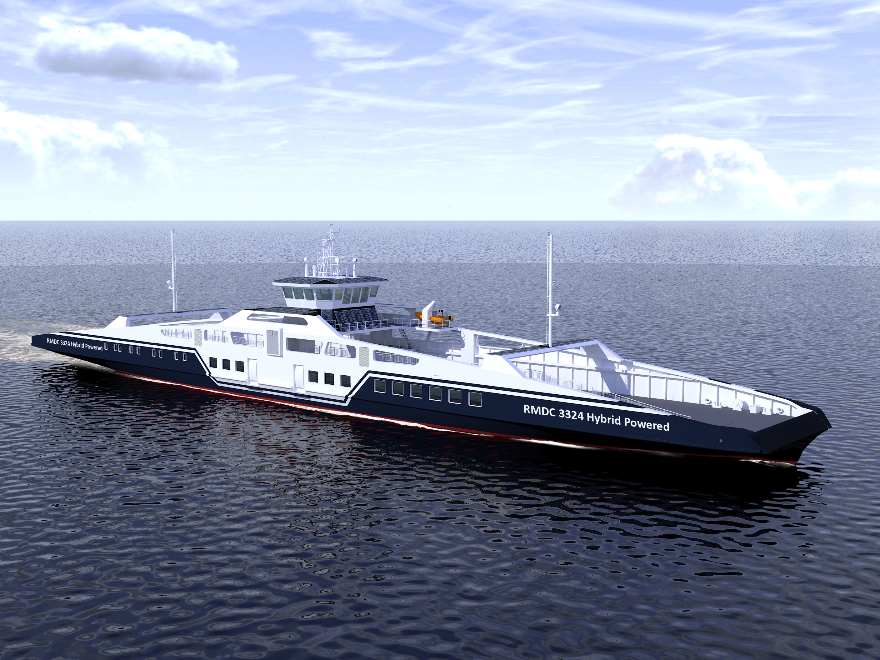RMDC 3324 Car-passenger ferry with hybrid propulsion system - MarinePoland.com