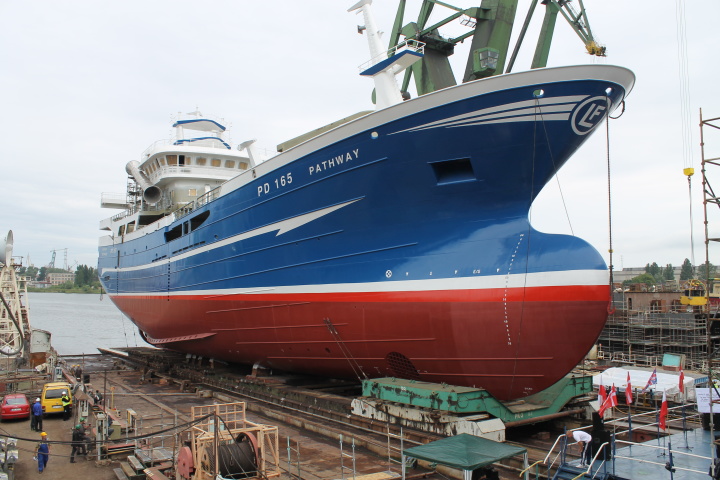Nauta launched next fishing vessel - MarinePoland.com Nauta launched next fishing vessel - MarinePoland.com