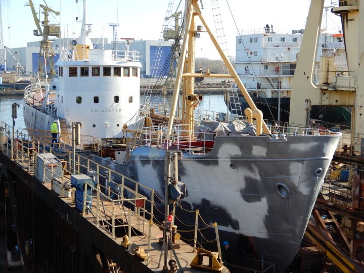 Historical sealing ship Polarstar at MSR Gryfia’s dock - MarinePoland.com