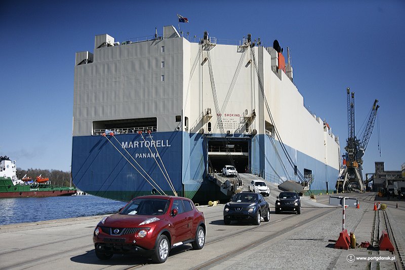 Nissan chooses the Port of Gdansk - another automotive contract at the port - MarinePoland.com