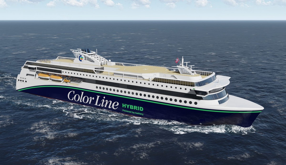First Steel Cut for Color Line’s Hybrid Ferry in Crist hull yard - MarinePoland.com