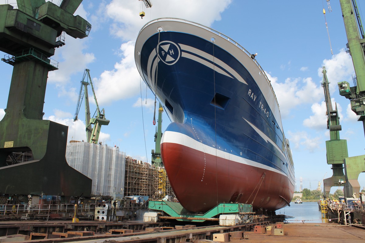 SR Nauta launched the fishing trawler “RAV” (photo, video) - MarinePoland.com SR Nauta launched the fishing trawler “RAV” (photo, video) - MarinePoland.com