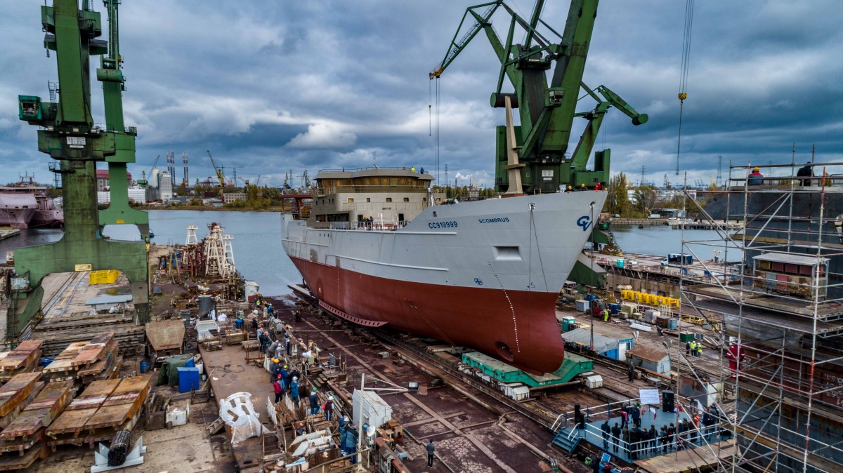 SR Nauta launched sixth ship this year (photo, video) - MarinePoland.com