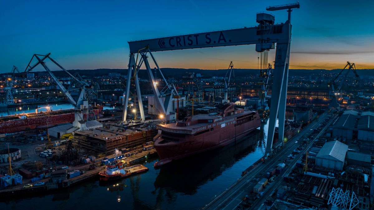 Polish shipyard CRIST delivered world biggest hybrid ferry (photo, video) - MarinePoland.com