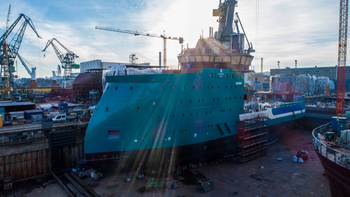 The CRIST shipyard has completed the construction of a partially equipped vessel for servicing offshore wind farms (photo, video) - MarinePoland.com The CRIST shipyard has completed the construction of a partially equipped vessel for servicing offshore wind farms (photo, video) - MarinePoland.com