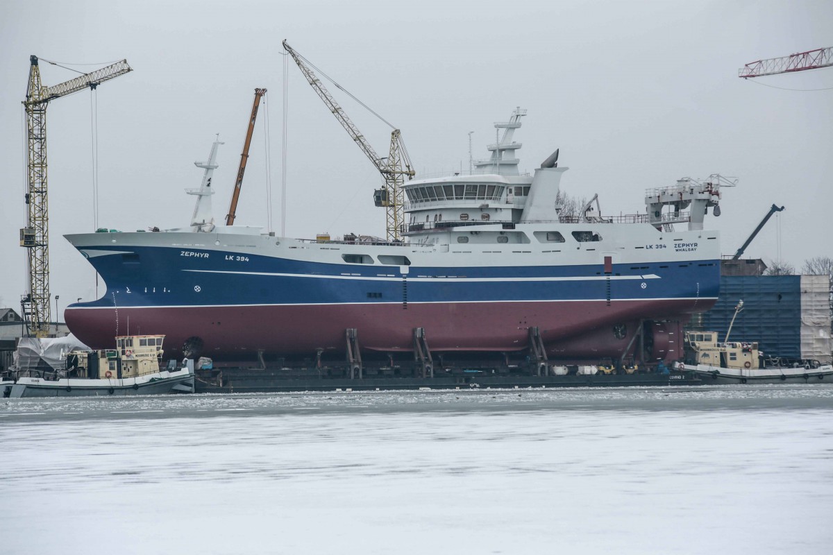 Polish shipyard finished construction of M/V Zephyr - MarinePoland.com