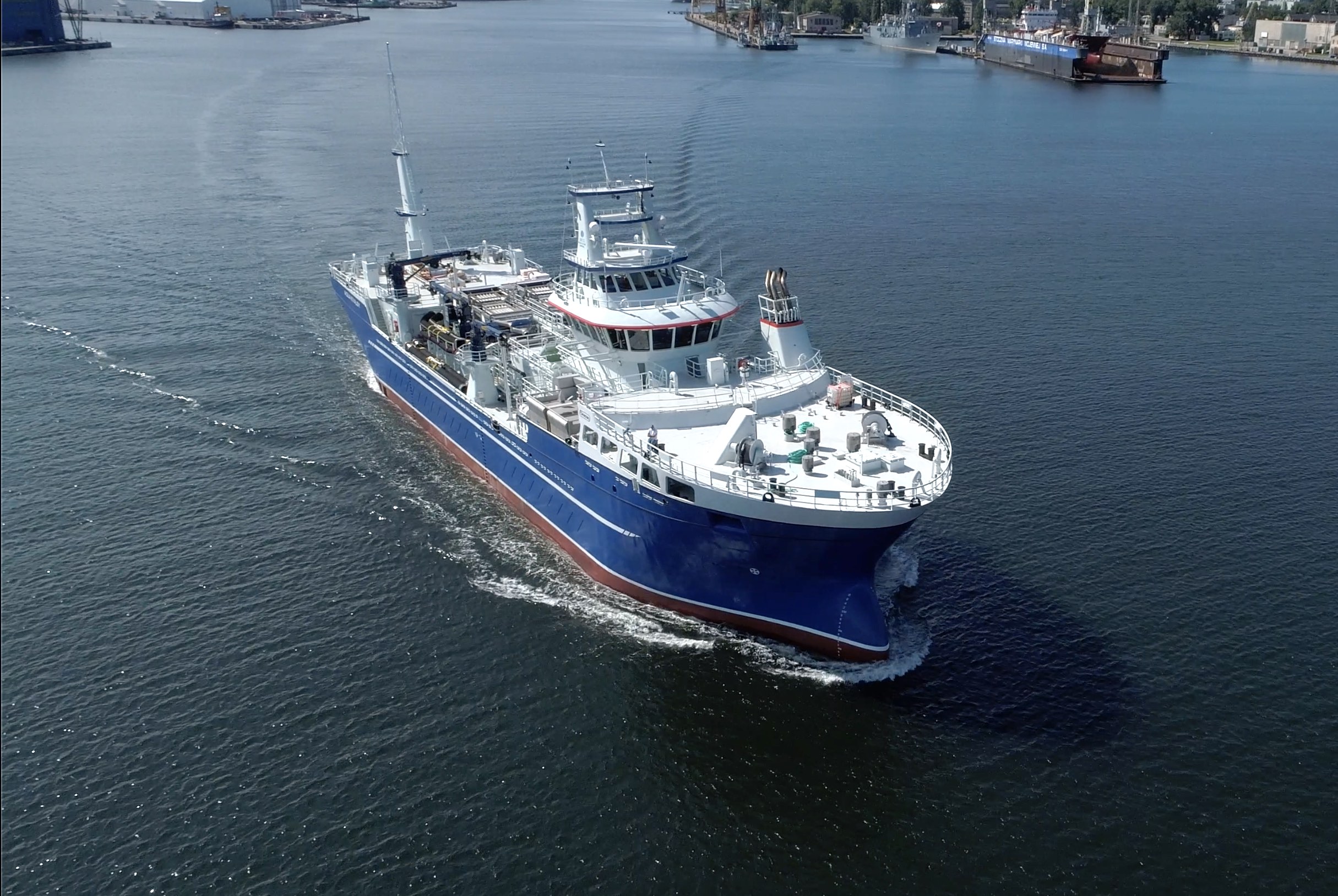 Next live fish carrier vessel has left CRIST shipyard [photo, video] - MarinePoland.com