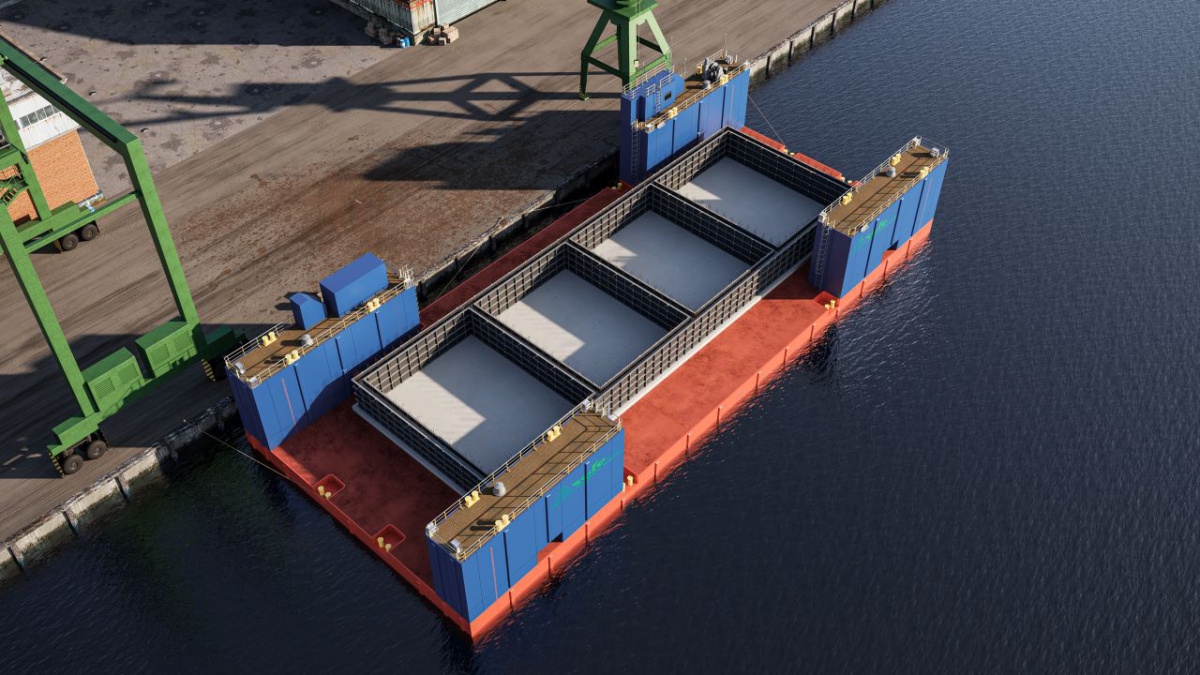 "Pontoon-dock" by Safe shipyard will save time, money and... the environment. Loads up to 5,000 tons will no longer be a problem - MarinePoland.com