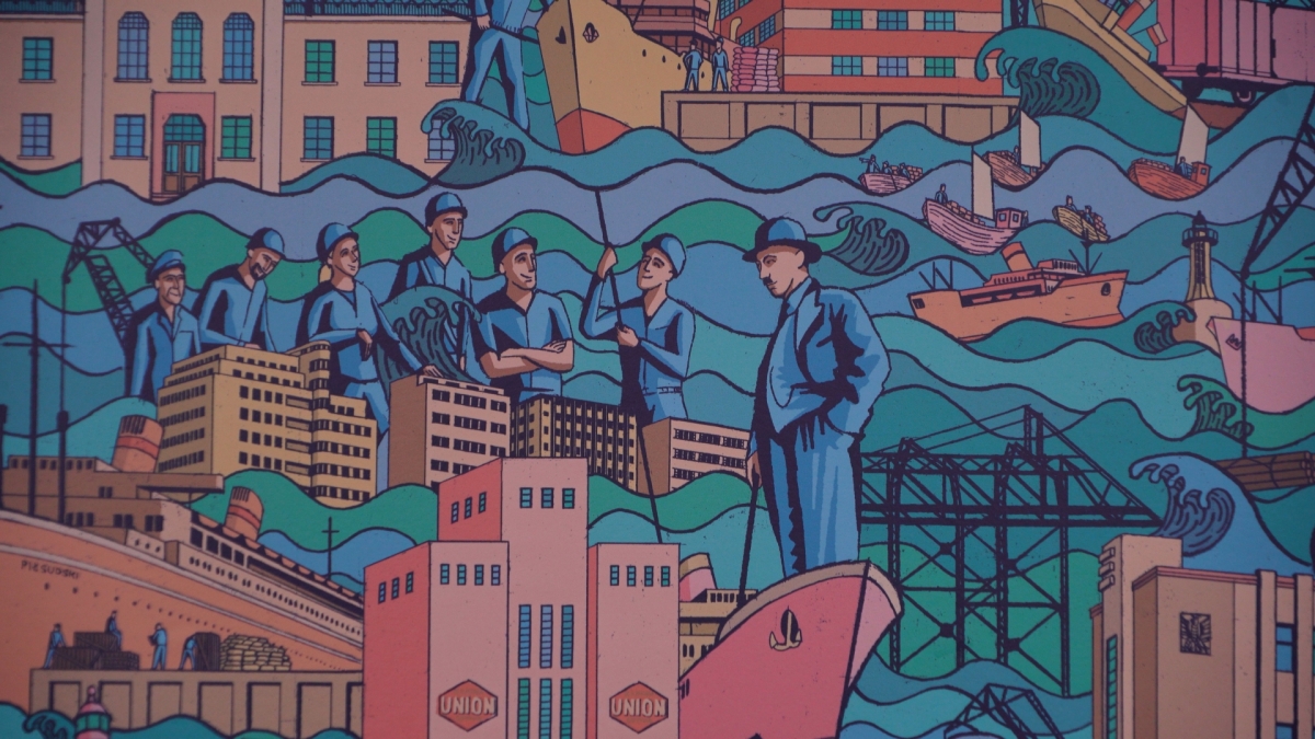 [VIDEO] 100th anniversary of the Port of Gdynia. Cooperation with a young artist from Gdynia - MarinePoland.com