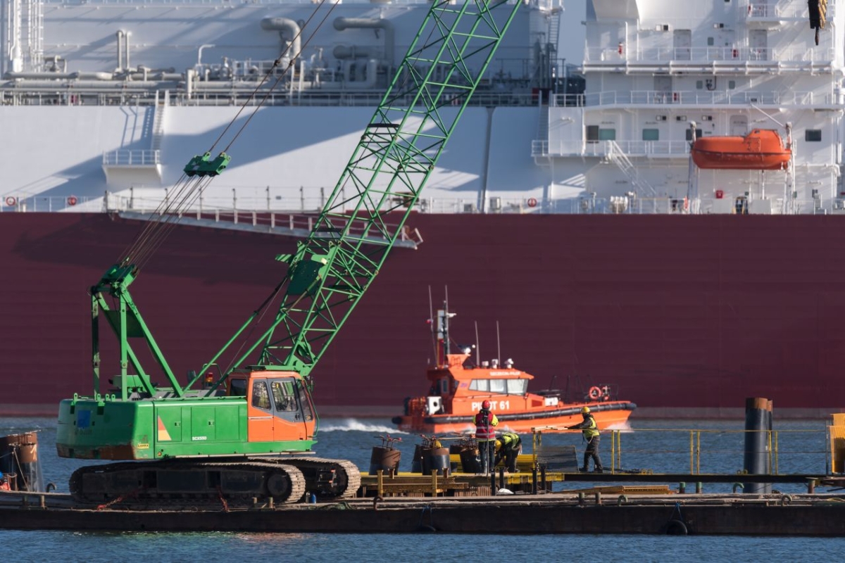 Świnoujście: gas port grows, gas transshipments increase - MarinePoland.com Świnoujście: gas port grows, gas transshipments increase - MarinePoland.com