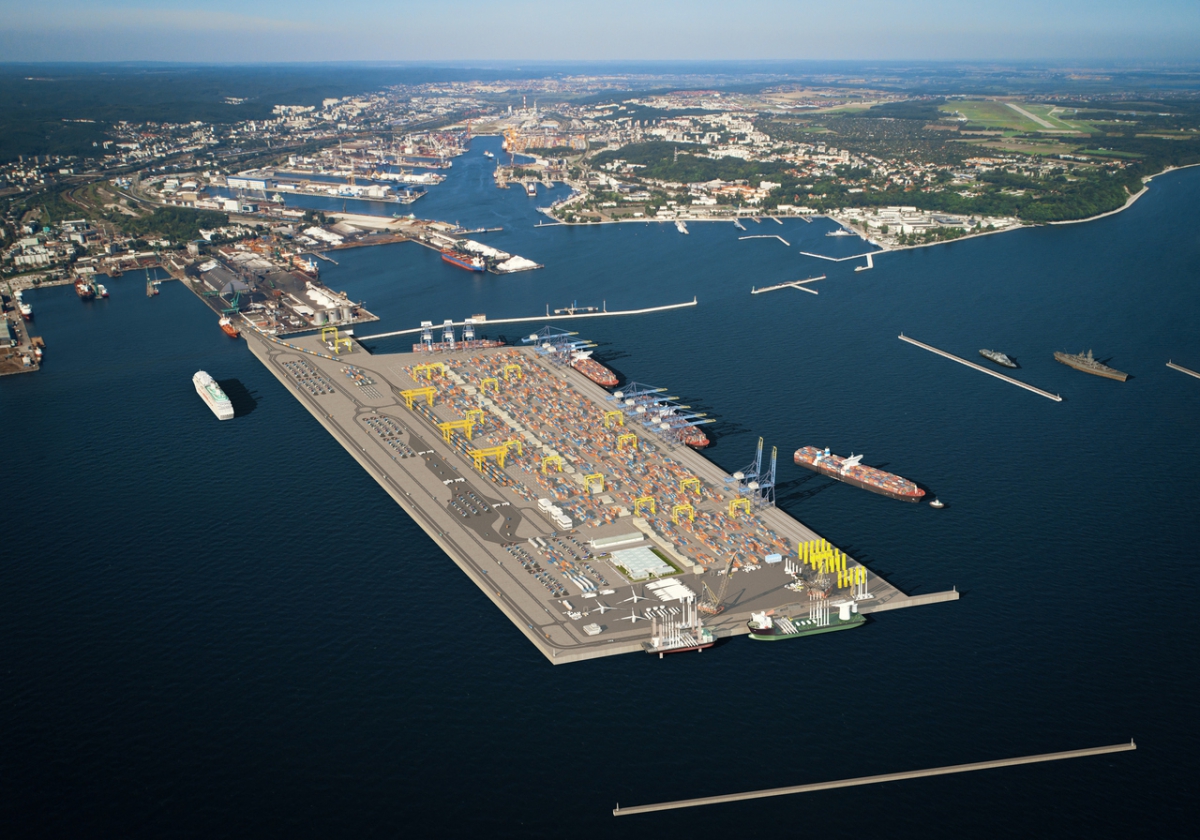 Port of Gdynia: the research of the seabed for the construction of the external port have begun  - MarinePoland.com