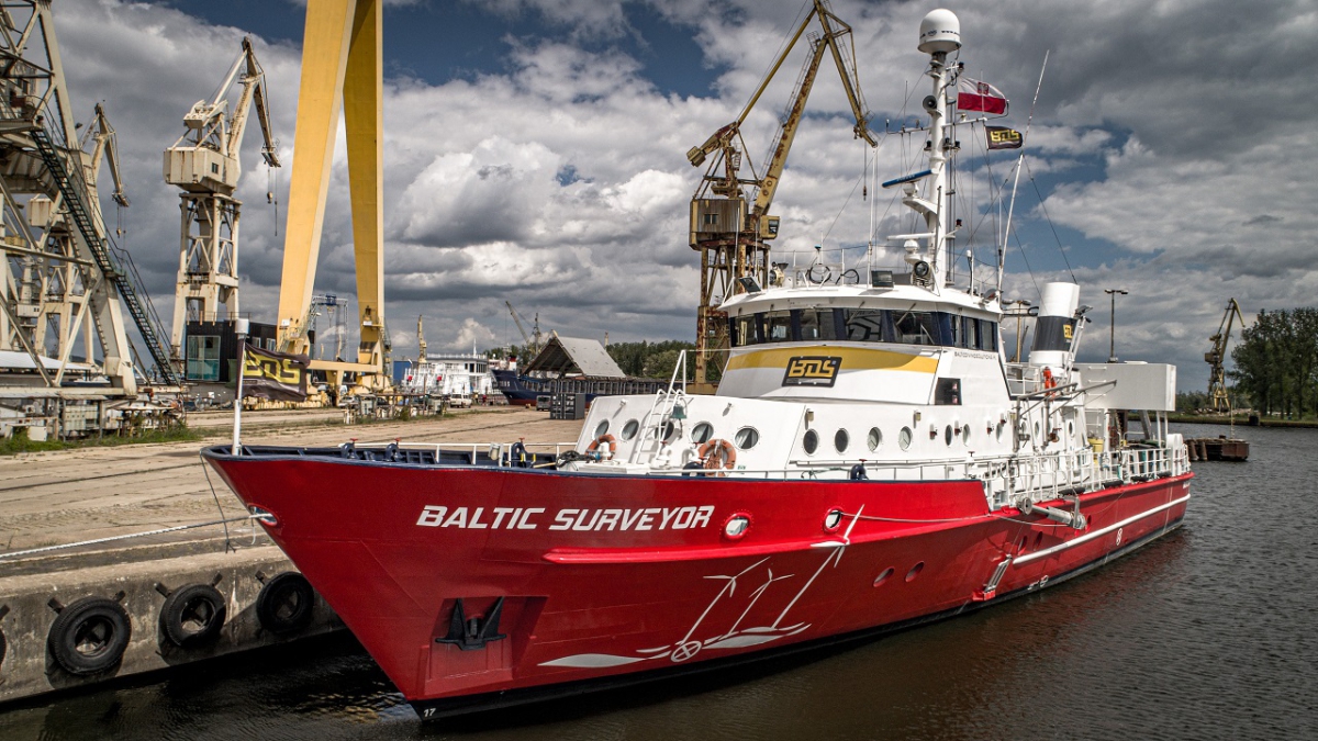 Baltic Surveyor - new acquisition of Baltic Diving Solutions ready to work in Polish offshore [PHOTOS]  - MarinePoland.com