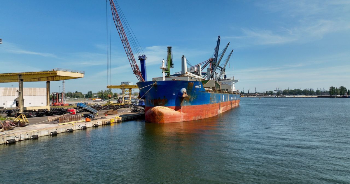 New cargo from Ukraine at the Port of Gdańsk Eksploatacja S.A. [VIDEO] - MarinePoland.com
