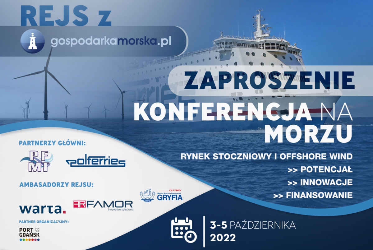 Next edition of the "Cruise With GospodarkaMorska.pl" - conference at sea already in October [ONLINE REGISTRATION] - MarinePoland.com